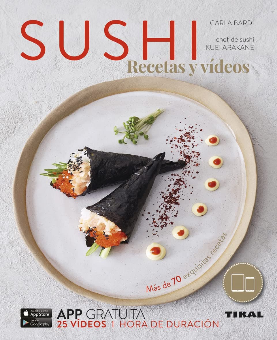 Portada de Sushi. Recetas y vídeos