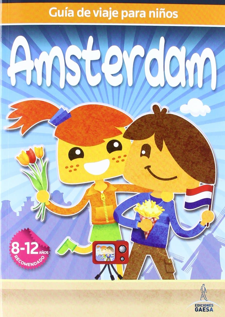 Portada de Guia de viaje para niños Ámsterdam