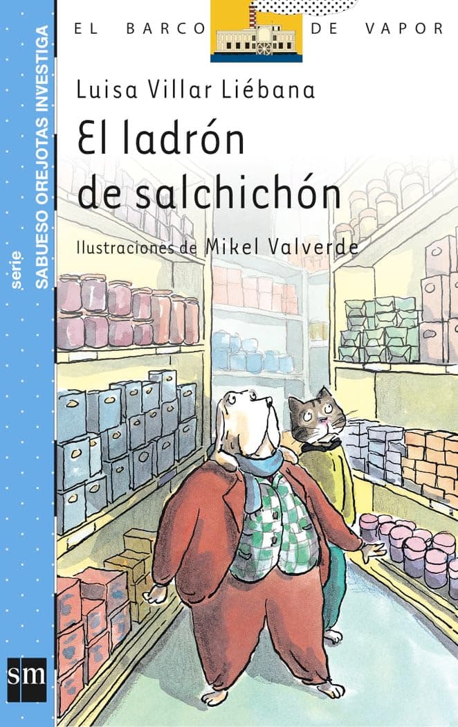 Portada de El ladrón de salchichón (El Barco de Vapor Azul)