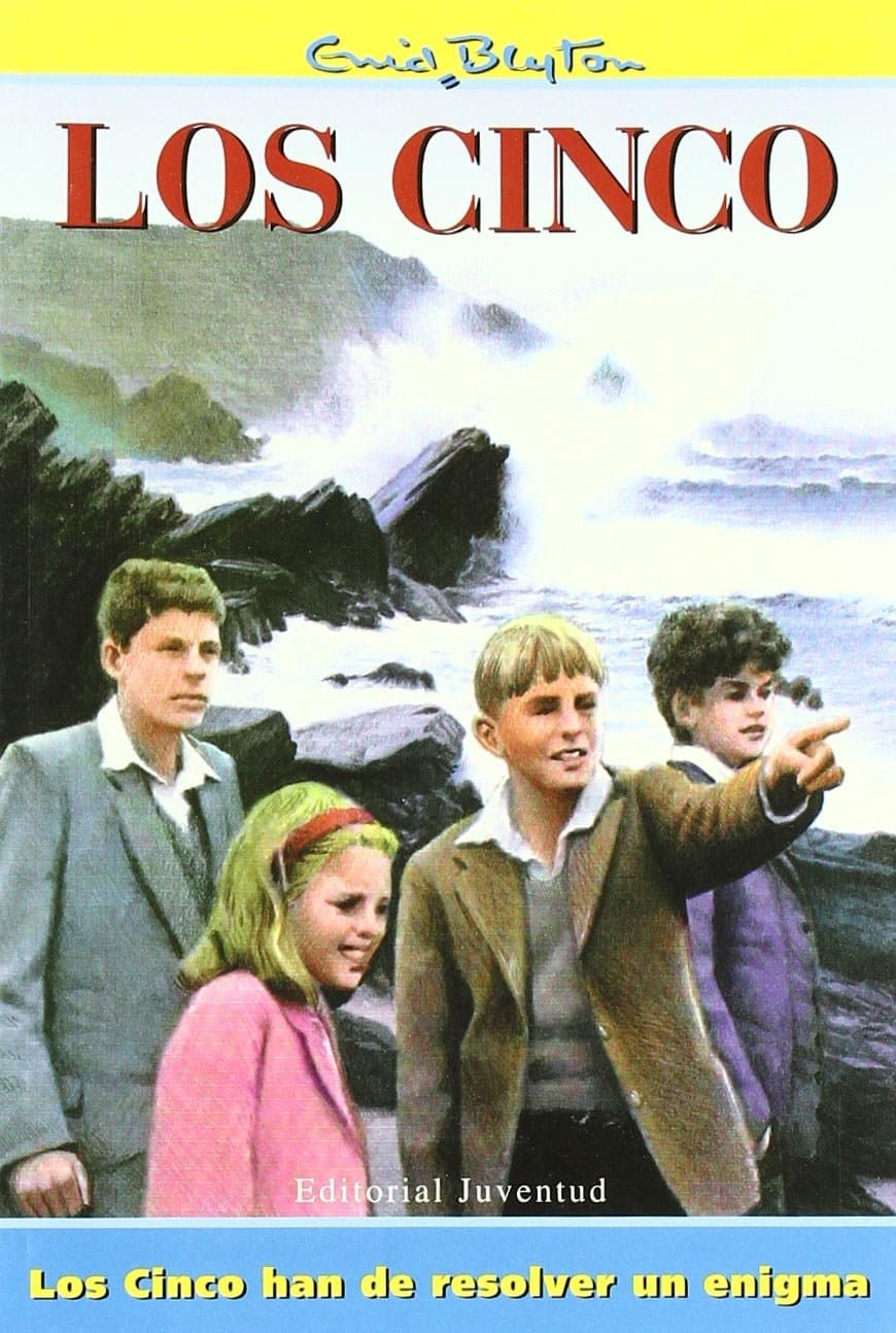 Portada de Los cinco han de resolver un enigma (EL CLUB DE LOS CINCO)