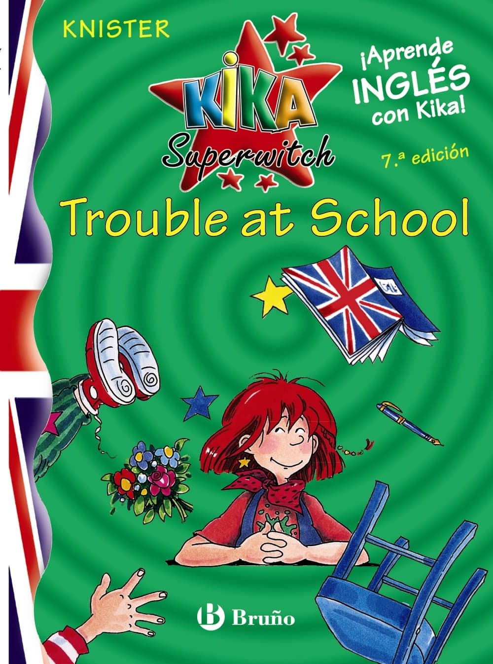 Portada de Kika Superwitch Trouble at School (Castellano - A PARTIR DE 10 AÑOS - LIBROS EN INGLÉS - Kika Superwitch)