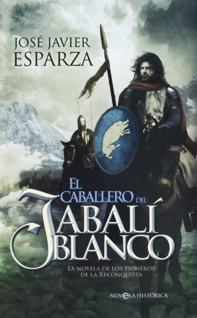 Portada de El caballero del jabalí blanco: La novela de los pioneros de la Reconquista (Ficción Bolsillo)