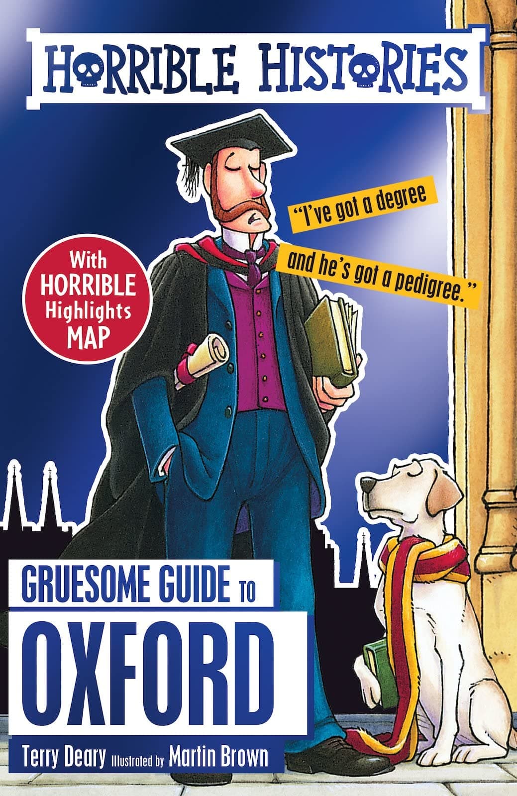 Portada de Gruesome Guide to Oxford: 1 (Horrible Histories)