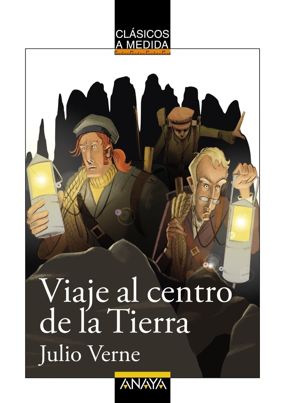Portada de Viaje al centro de la Tierra (CLÁSICOS - Clásicos a Medida)