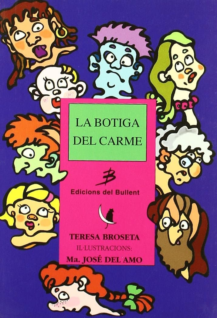Portada de La botiga del Carme (Els llibres del gat en la lluna)