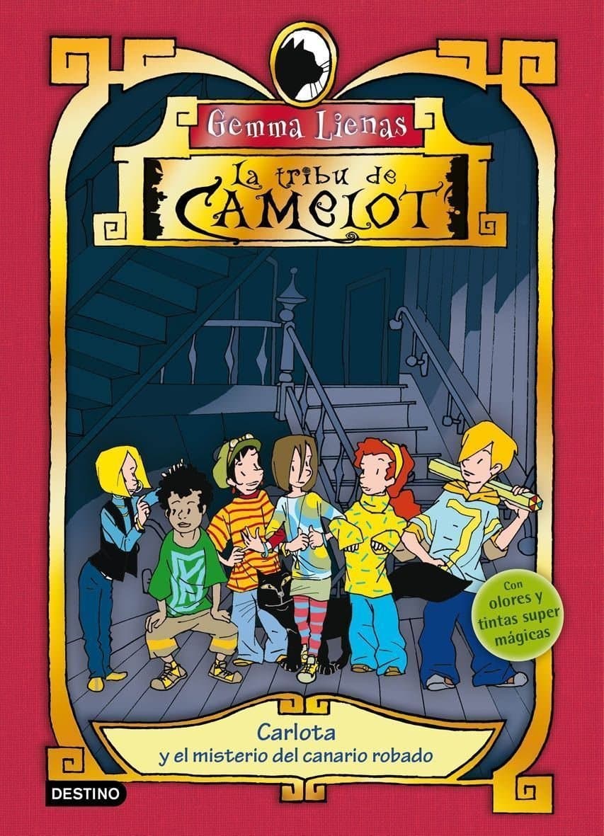 Portada de Carlota y el misterio del canario robado: La tribu de Camelot I. Con olores y tintas mágicas.
