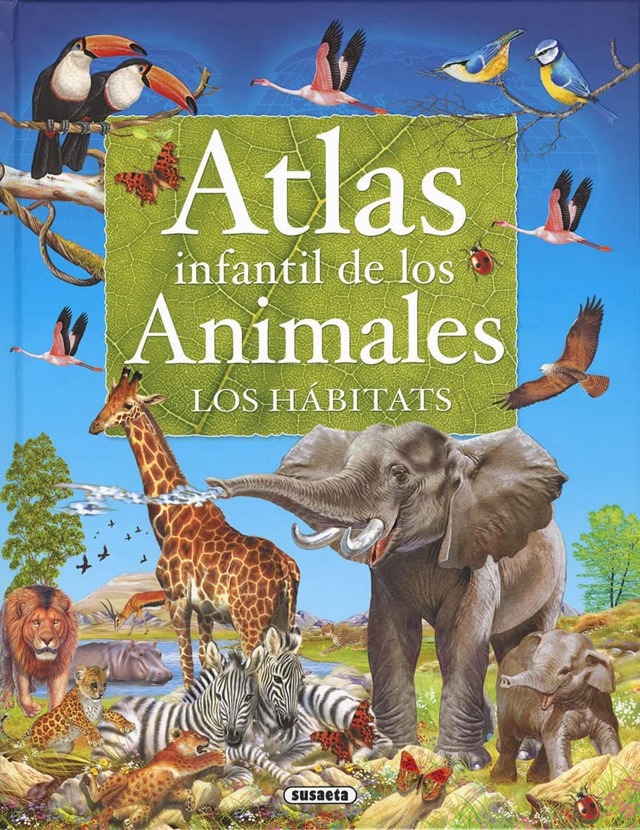 Portada de Atlas infantil de los animales, los hábitats