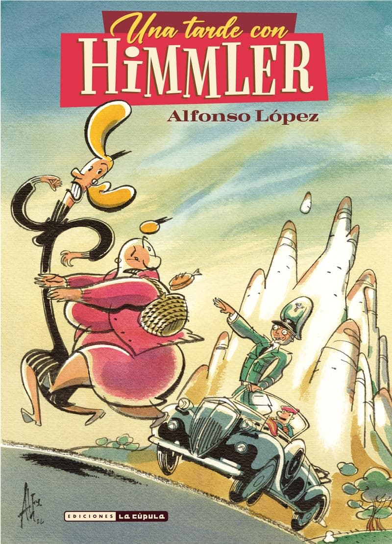 Portada de UNA TARDE CON HIMMLER (NOVELA GRAFICA)