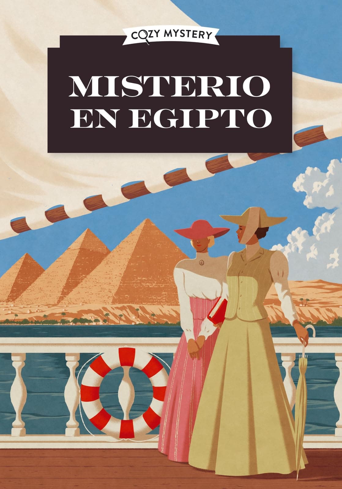Portada de Misterio en Egipto (Cozy Mystery): Los Misterios de Amelia Peabody / The Amelia Peabody Mysteries Volume 1