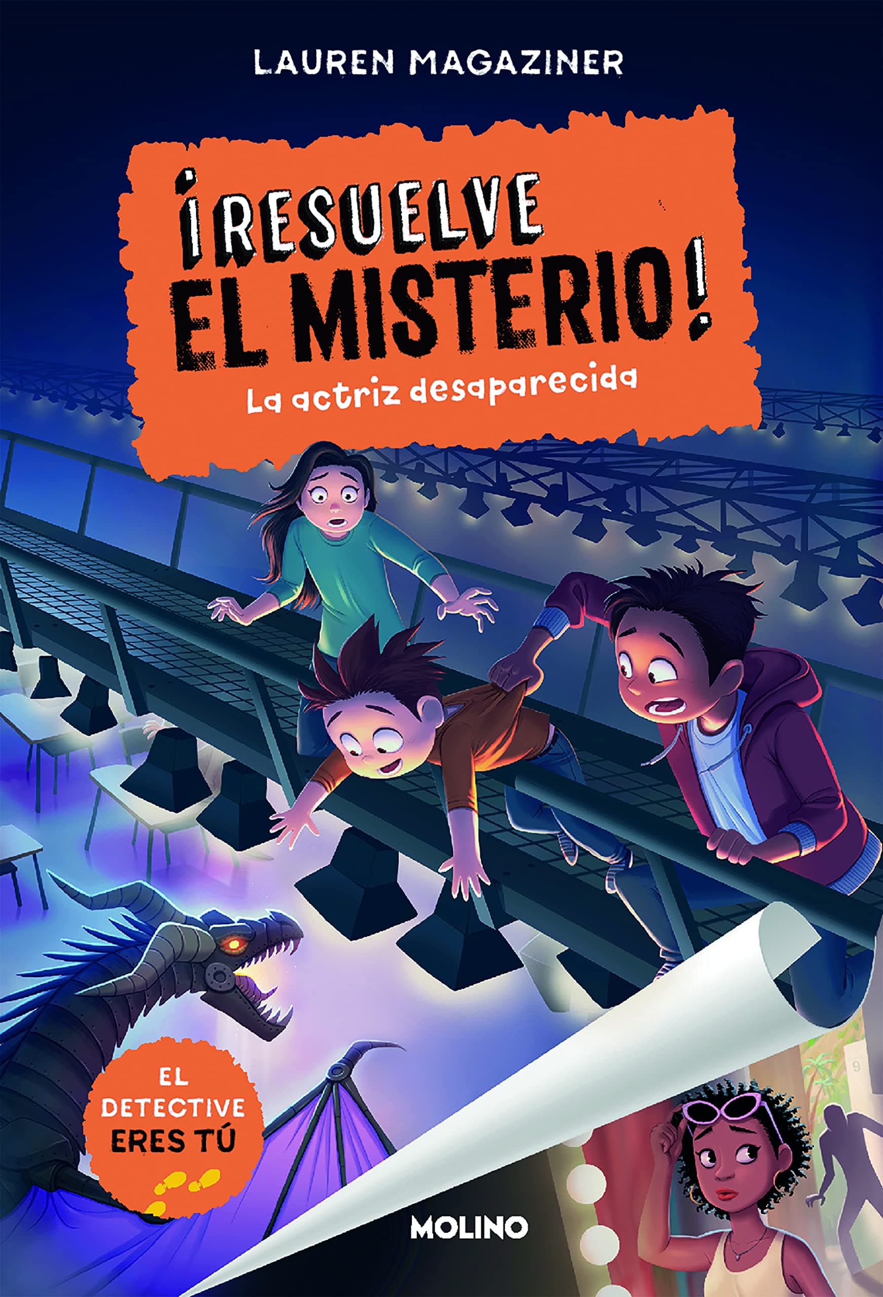 Portada de ¡Resuelve el misterio! 2 - La actriz desaparecida (Colección Resuelve el misterio)