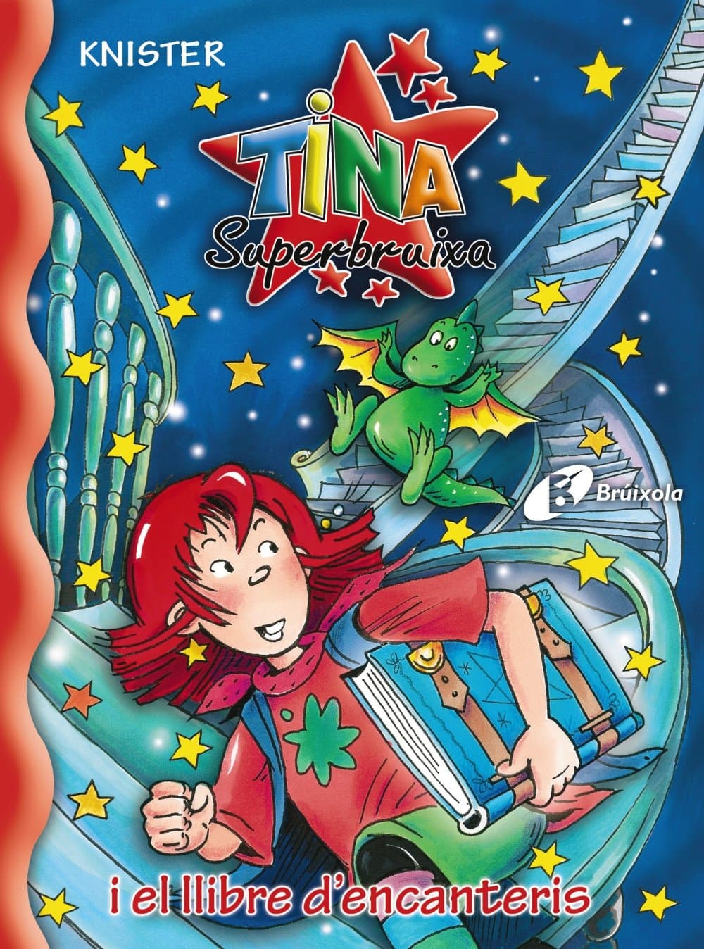 Portada de Tina Superbruixa i el llibre d'encanteris (Catalá - A PARTIR DE 8 ANYS - PERSONATGES - Tina Superbruixa)