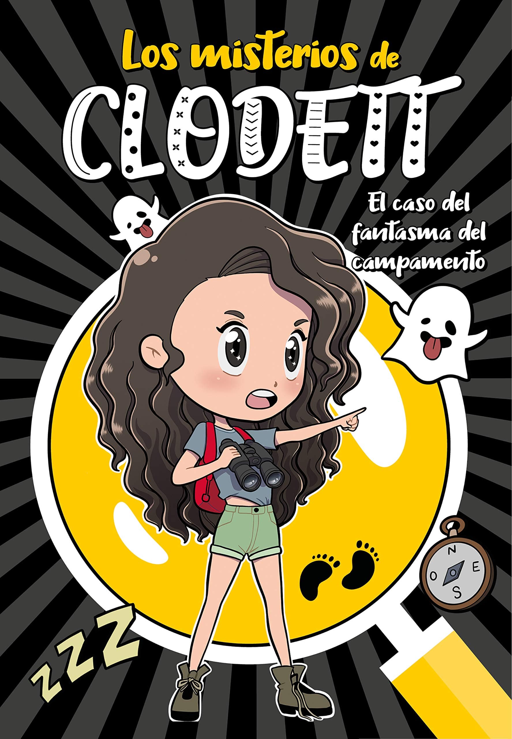 Portada de El caso del fantasma del campamento (Misterios de Clodett 4) (Jóvenes lectores)