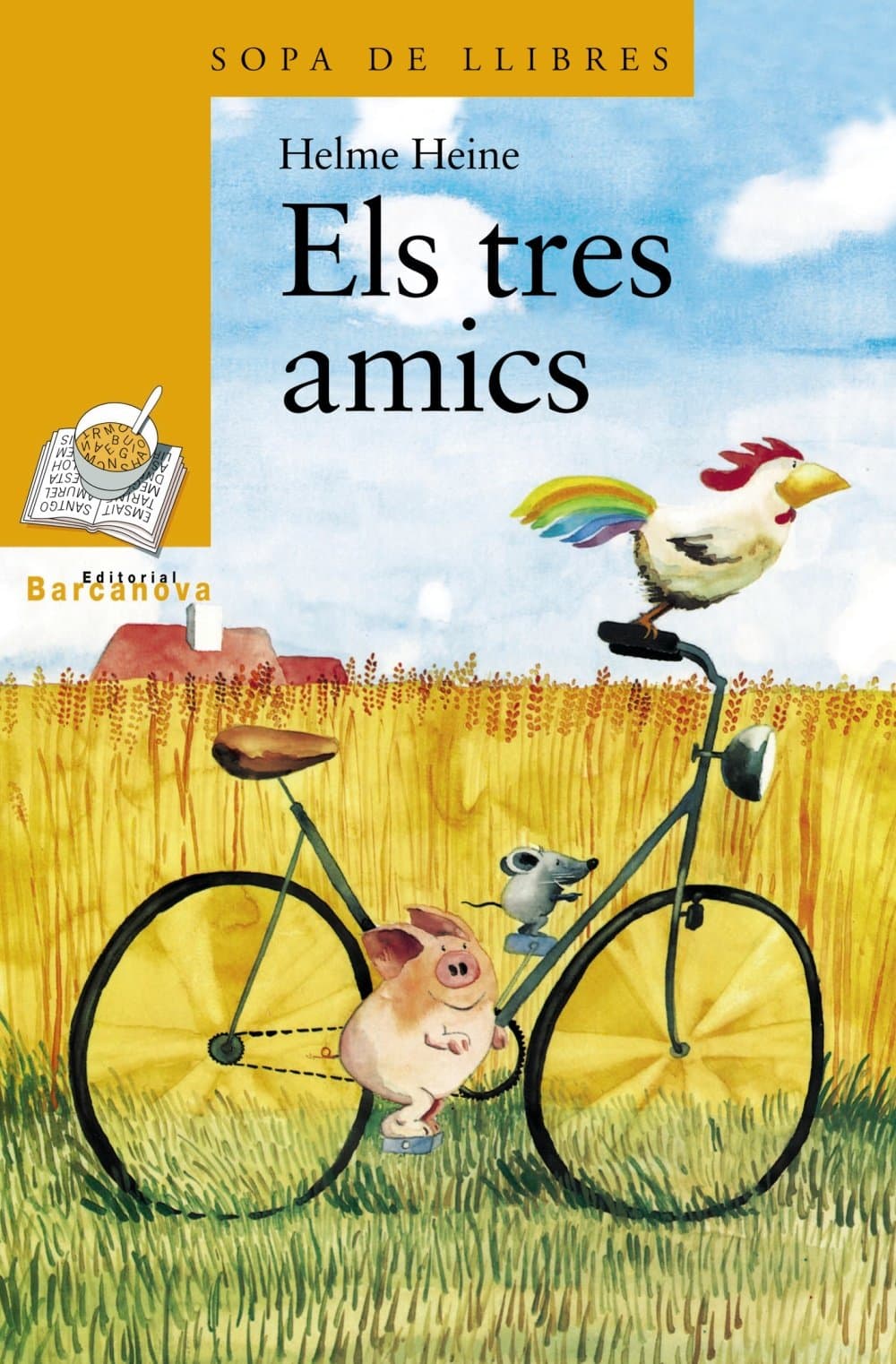 Portada de Els tres amics (Llibres infantils i juvenils - Sopa de llibres. Sèrie groga)