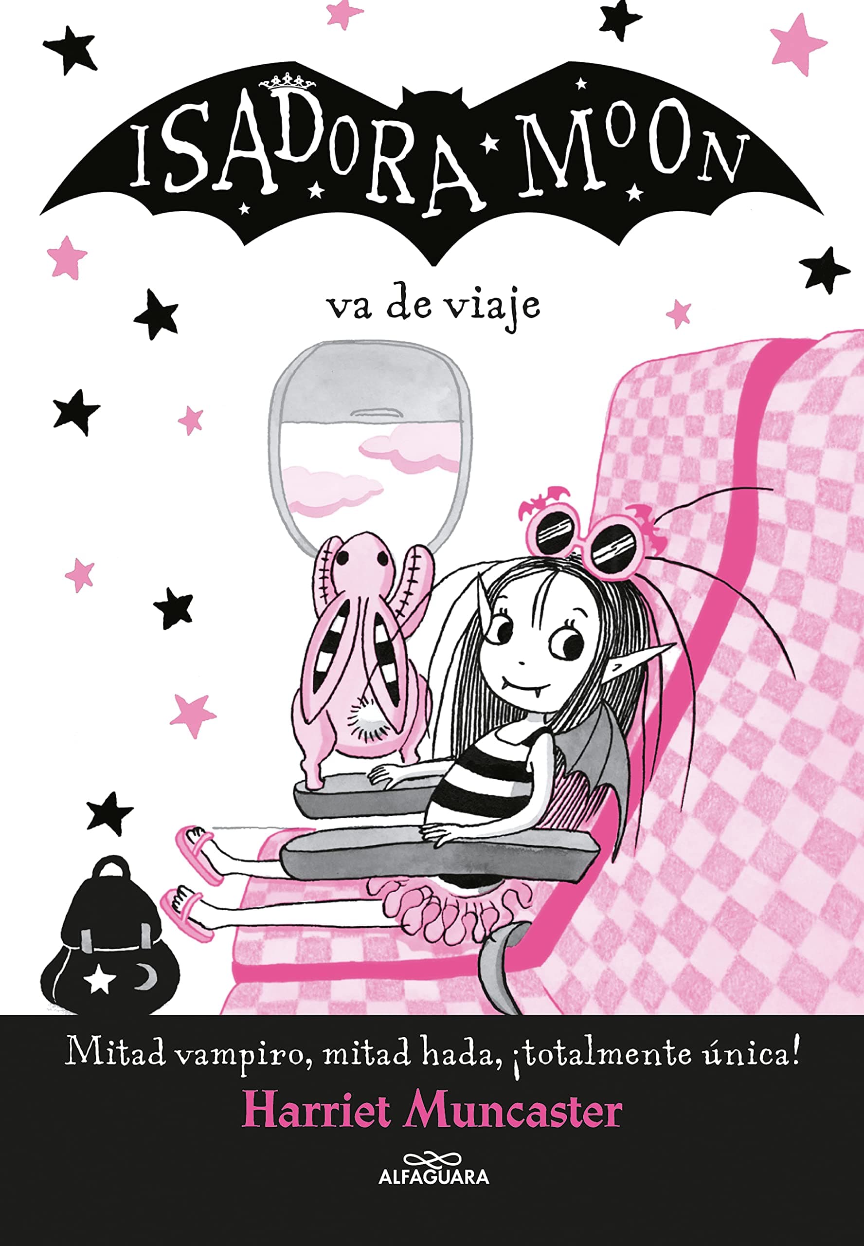 Portada de Isadora Moon 9 - Isadora Moon va de viaje: ¡Un libro mágico con purpurina en la cubierta! (Harriet Muncaster)
