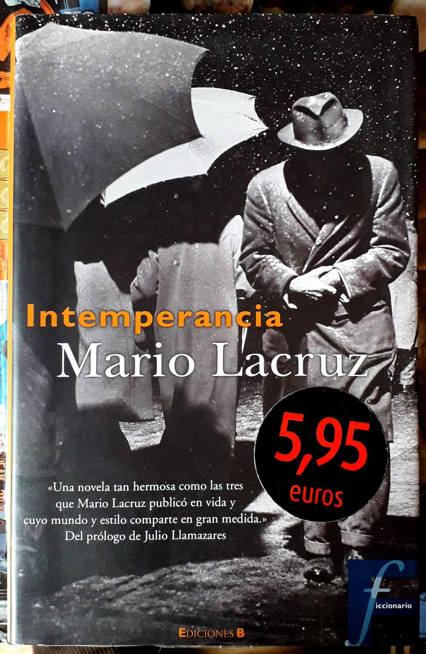 Portada de INTEMPERANCIA: 00000 (FICCIONARIO)