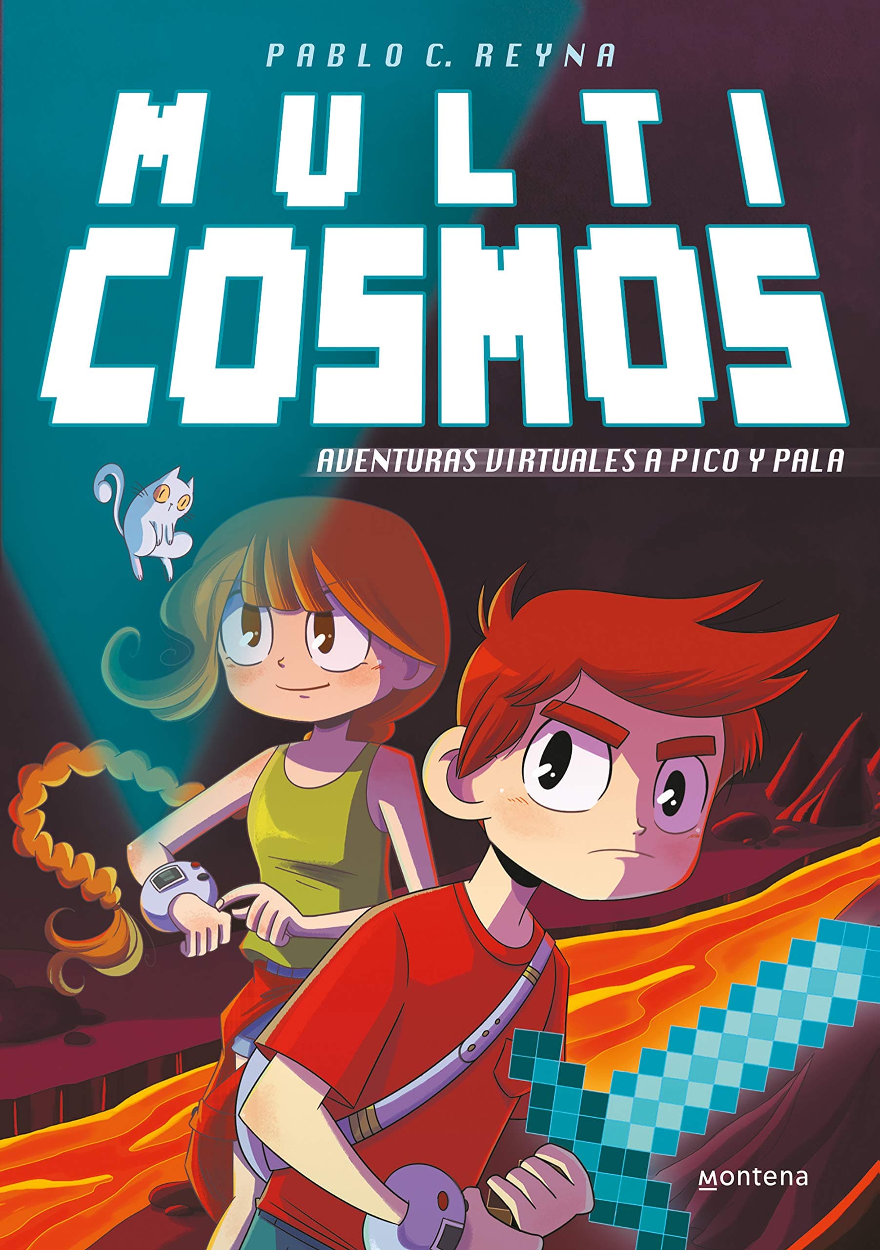 Portada de Aventuras virtuales a pico y pala (MultiCosmos 1) (NARRATIVA JUVENIL)