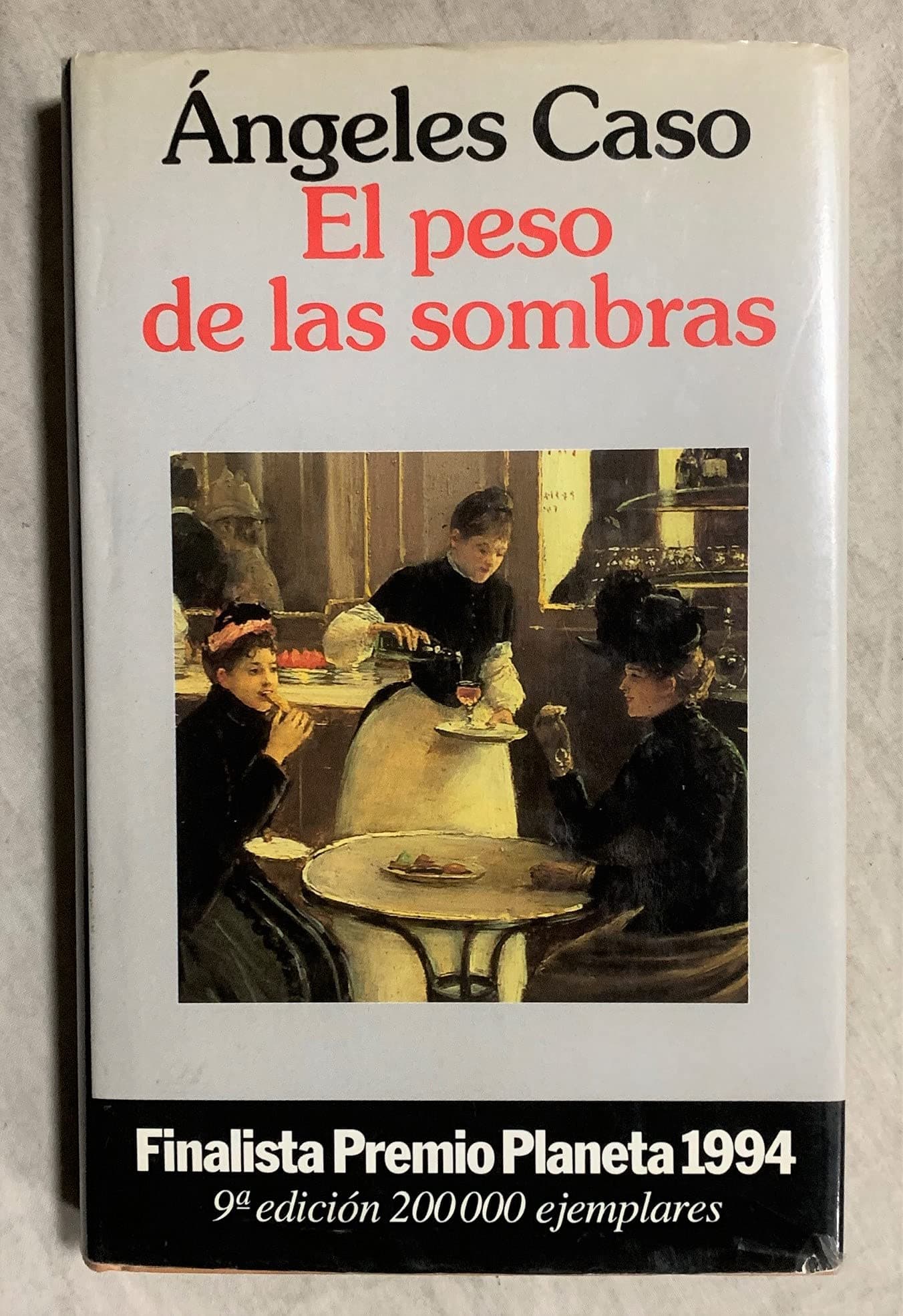 Portada de EL PESO DE LAS SOMBRAS