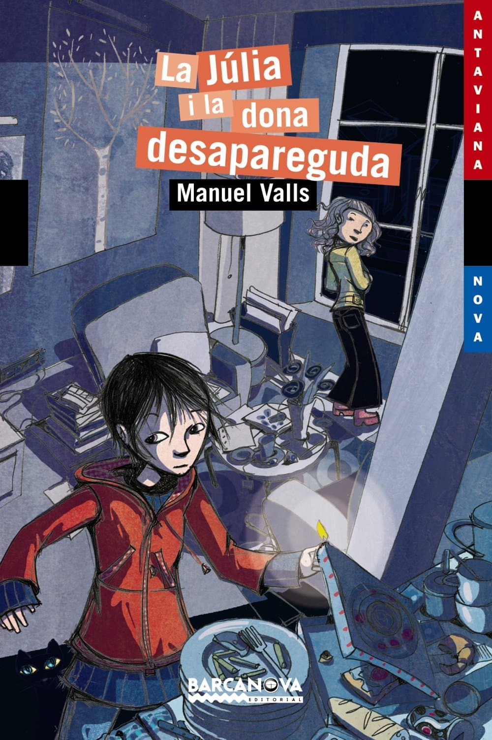 Portada de La Júlia i la dona desapareguda (Llibres infantils i juvenils - Antaviana - Antaviana Blava)