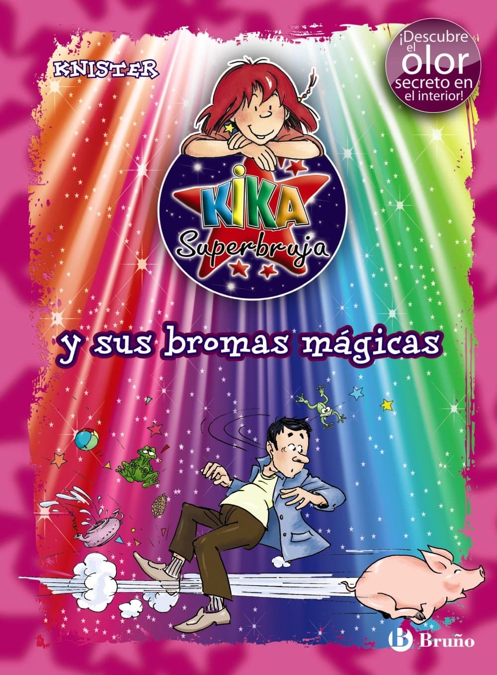 Portada de Kika Superbruja y sus bromas mágicas (ed.COLOR) (Castellano - A PARTIR DE 8 AÑOS - PERSONAJES - Kika Superbruja)