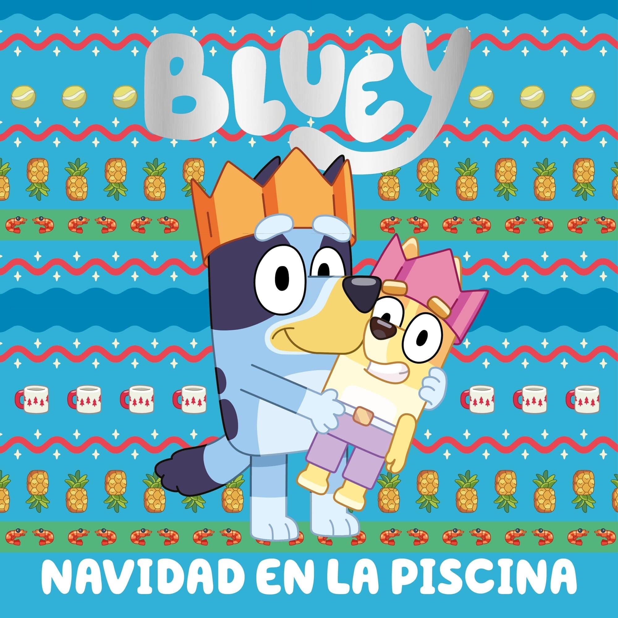 Portada de Bluey. Un cuento - Navidad en la piscina (Cuentos infantiles)
