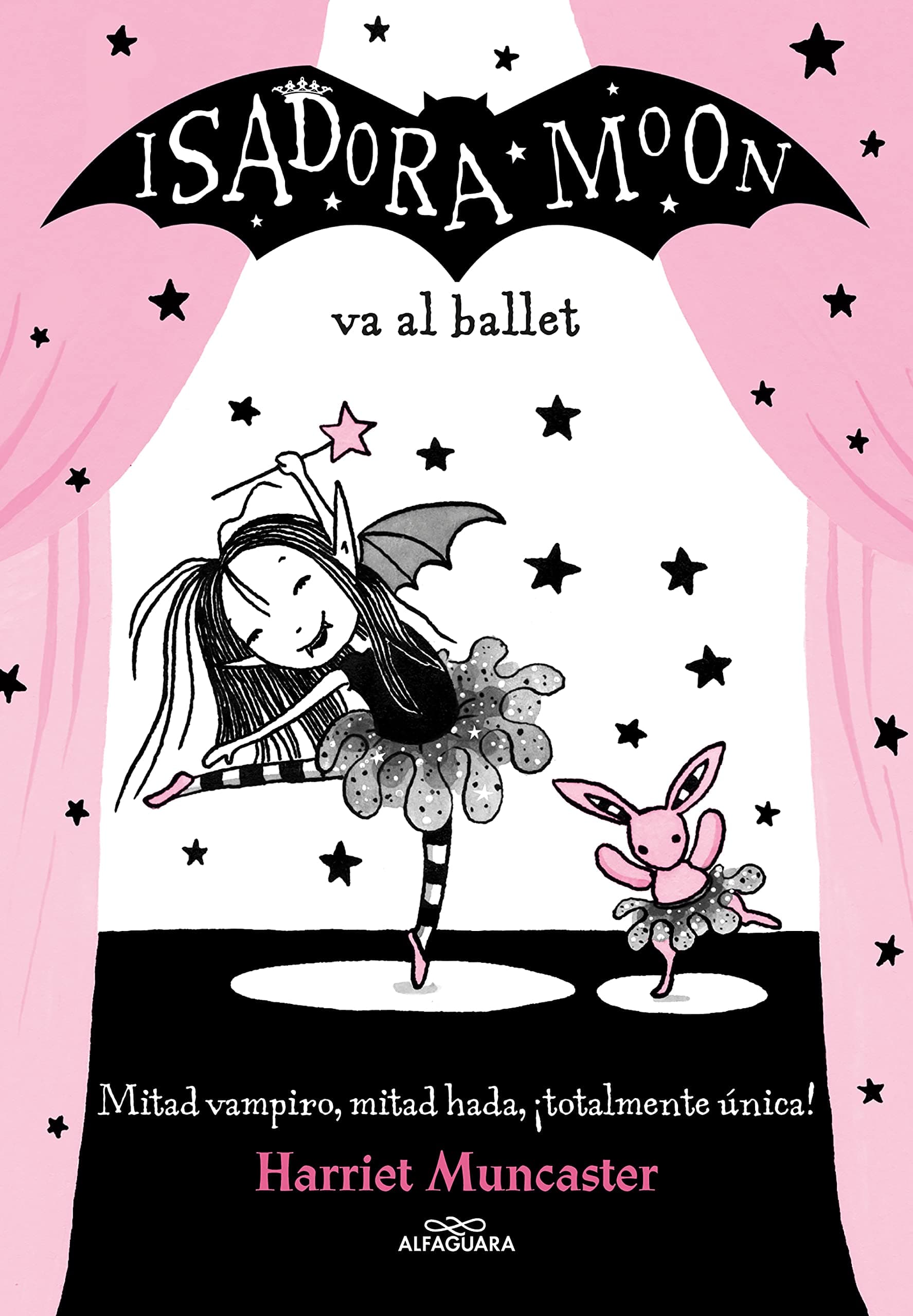 Portada de Isadora Moon 4 - Isadora Moon va al ballet: ¡Un libro con destellos mágicos en la cubierta!