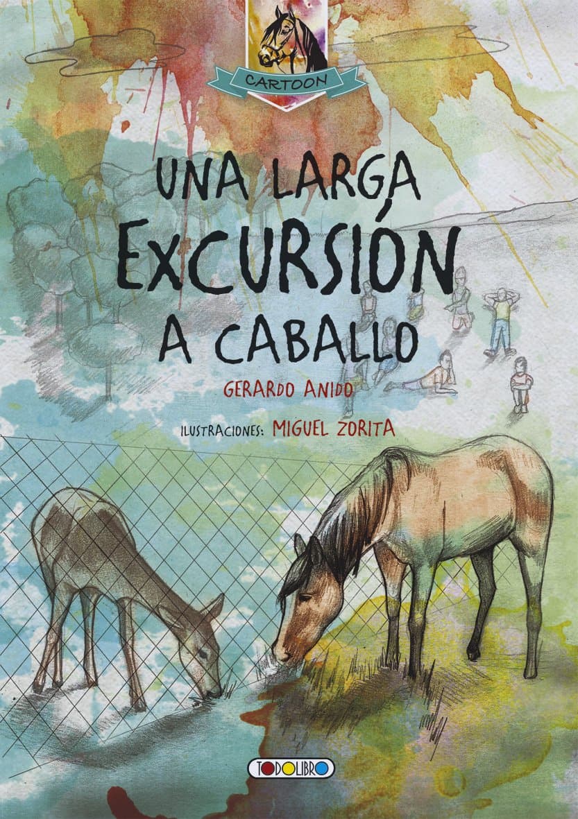 Portada de Una Larga Excursión a caballo (Cartoon)