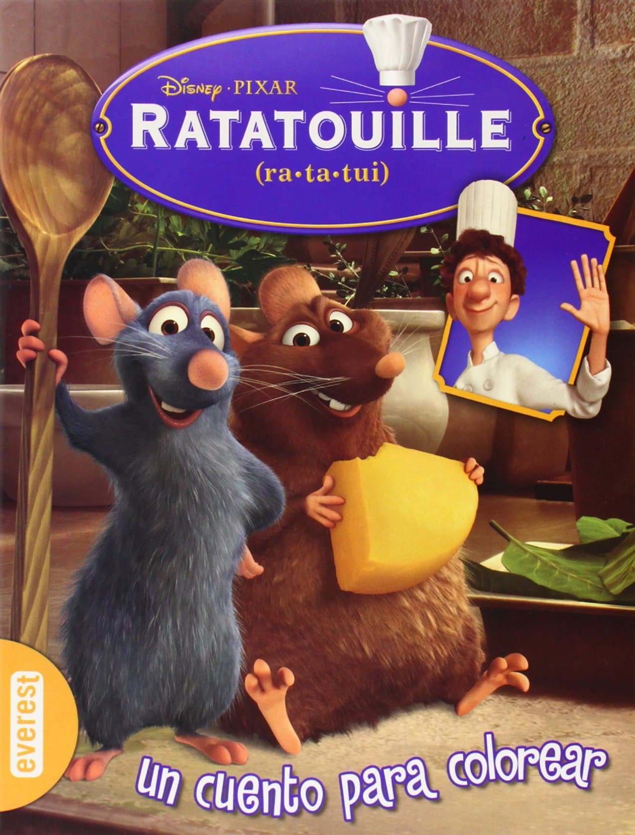 Portada de Ratatouille. Un cuento para colorear