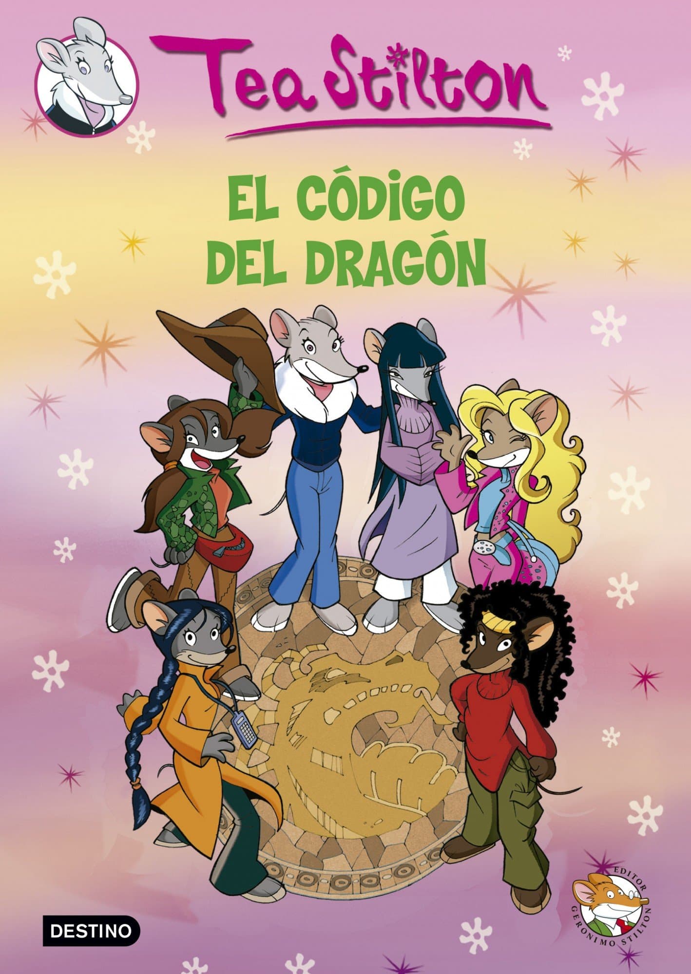 Portada de Stilton 1: el código del dragón Tea Stilton