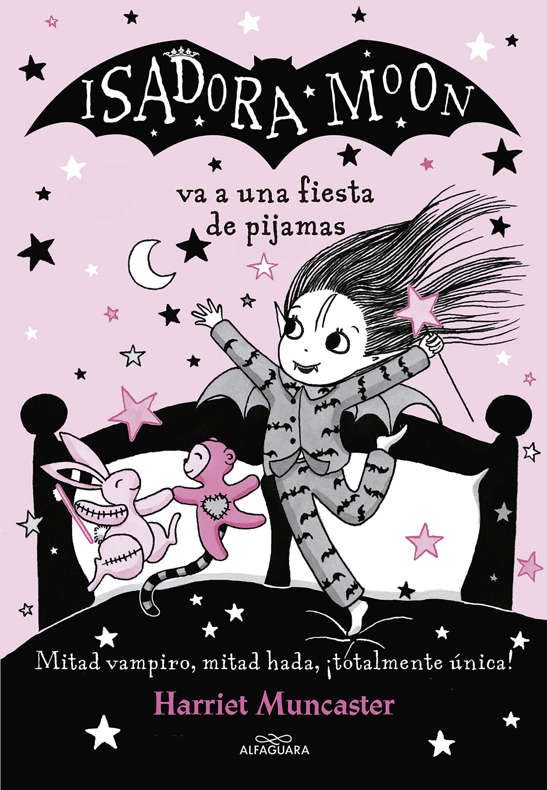 Portada de Isadora Moon 8 - Isadora Moon va a una fiesta de pijamas: ¡Un libro mágico con purpurina en la cubierta! (Harriet Muncaster)