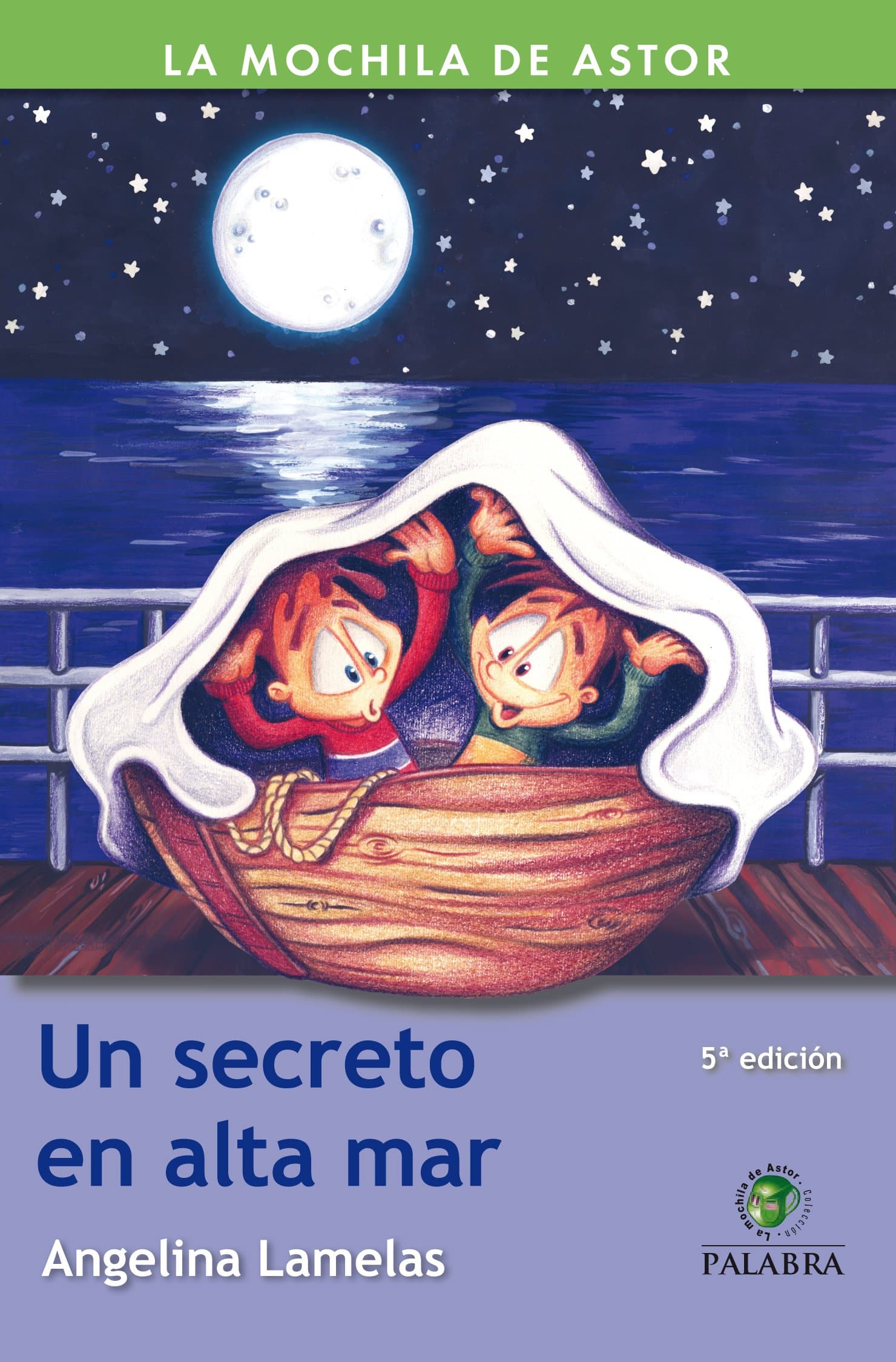 Portada de Un secreto en alta mar (La Mochila de Astor)