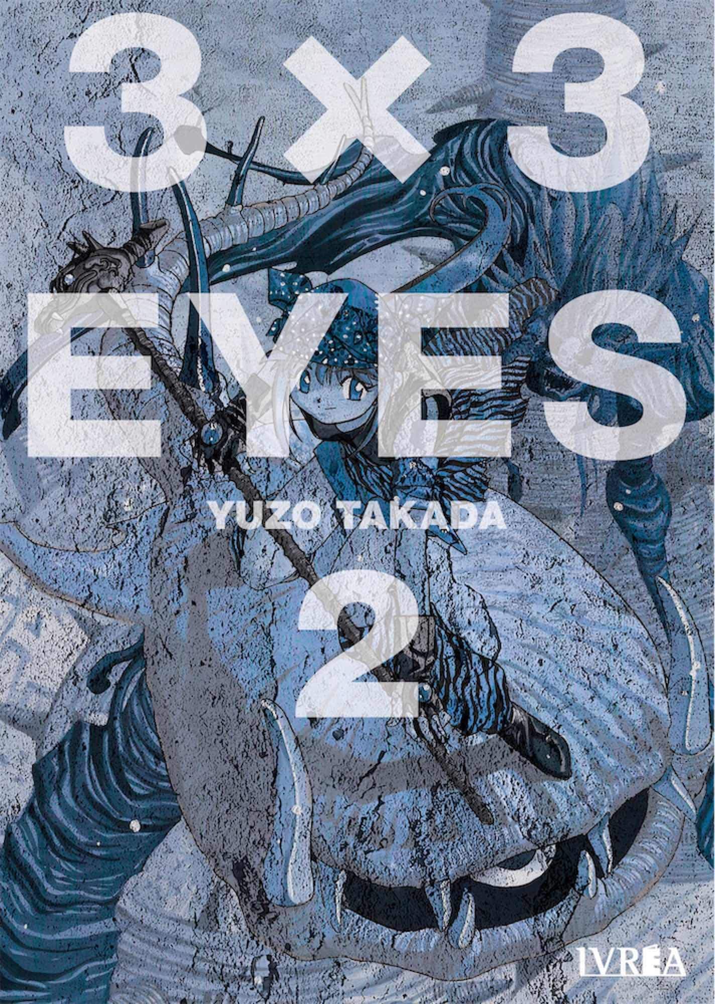 Portada de 3x3 EYES 02