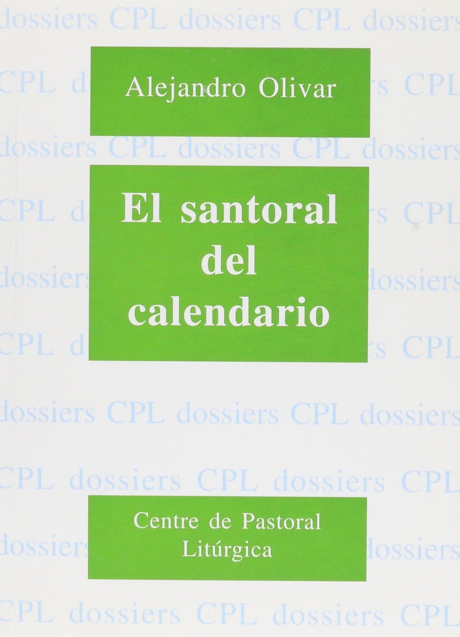 Portada de Santoral del calendario, El: 83 (Dossiers CPL)