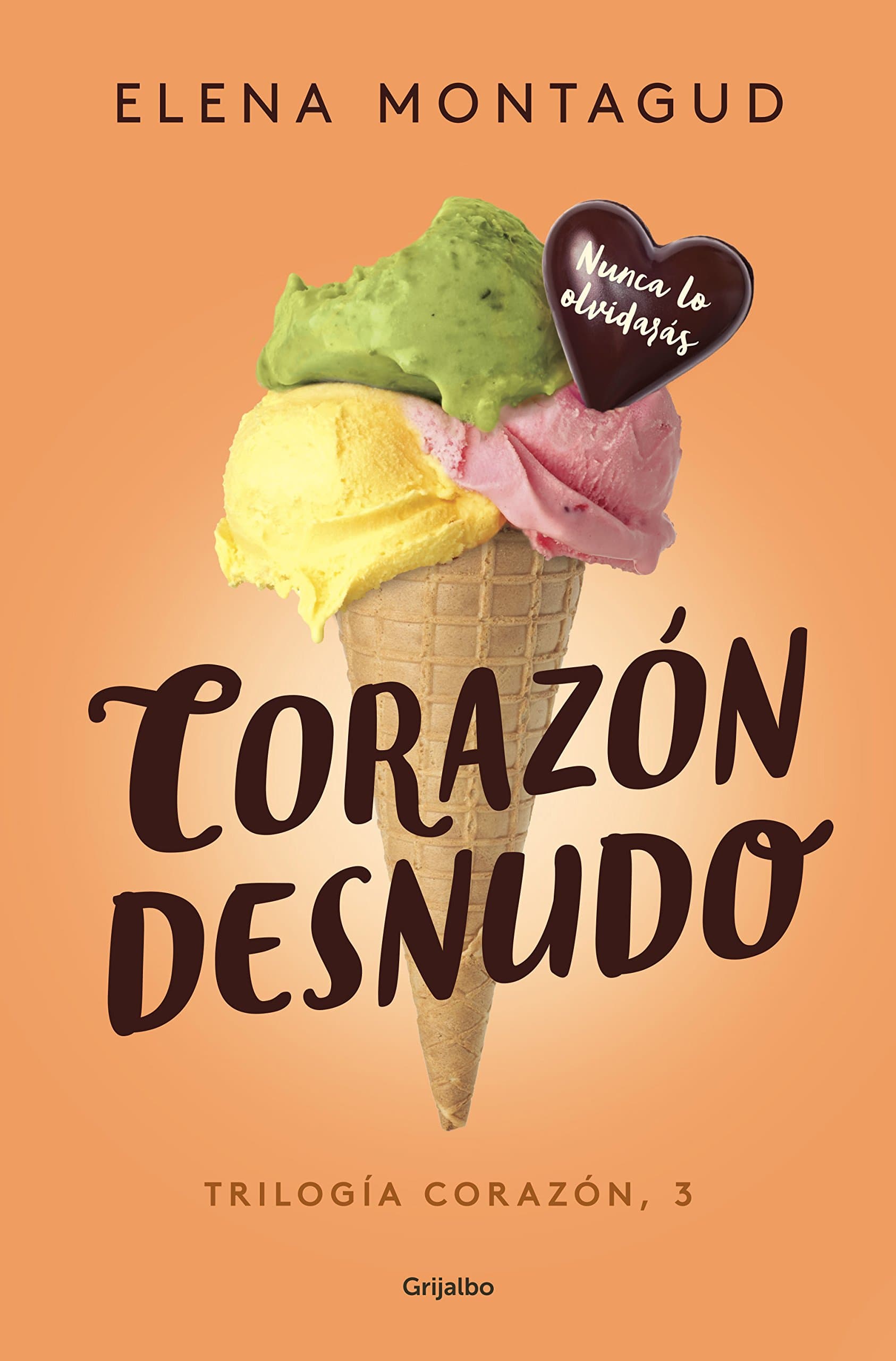 Portada de Corazón desnudo (Trilogía Corazón 3) (Ficción)