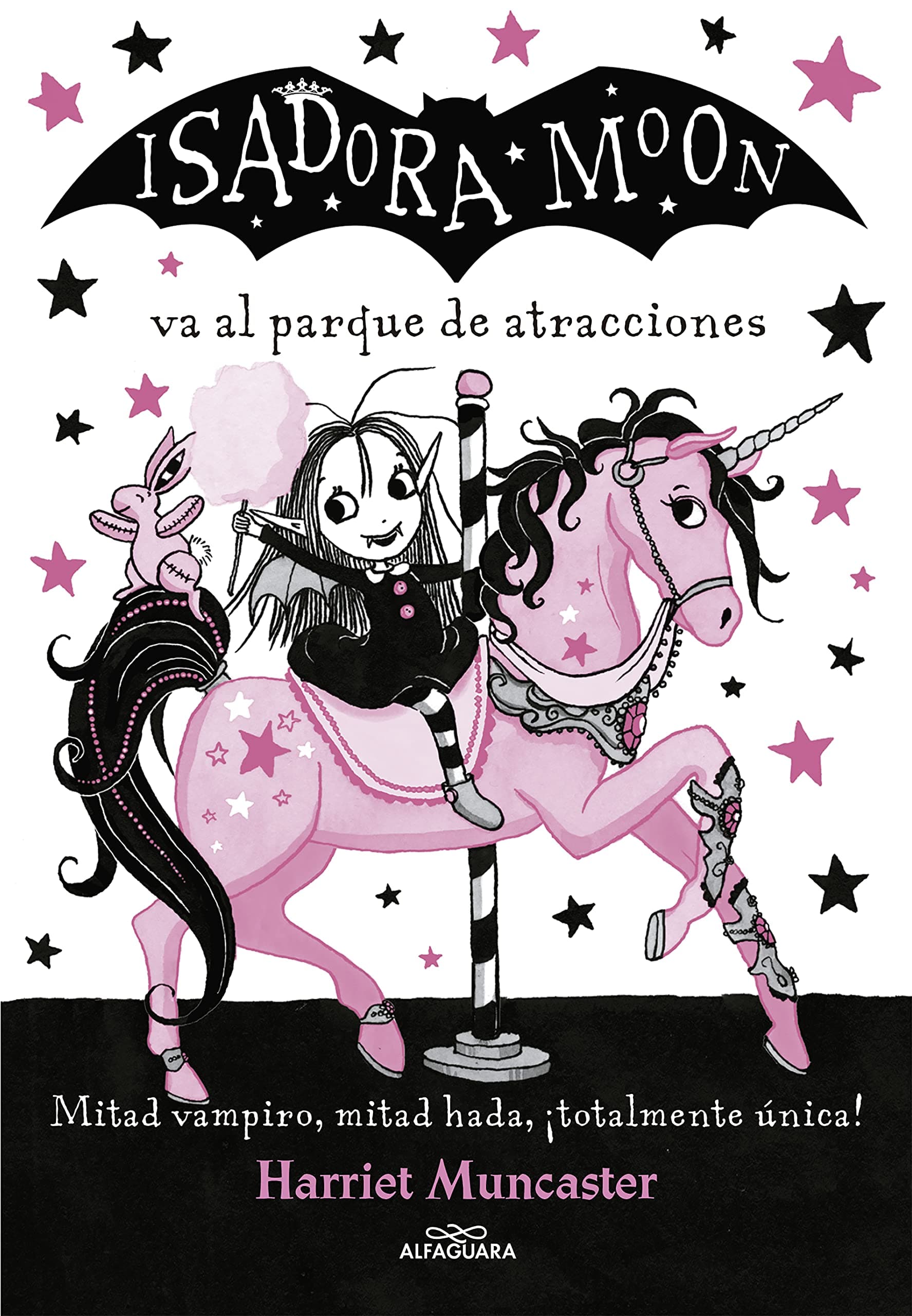 Portada de Isadora Moon 7 - Isadora Moon va al parque de atracciones: ¡Un libro mágico con purpurina en la cubierta! (Harriet Muncaster)