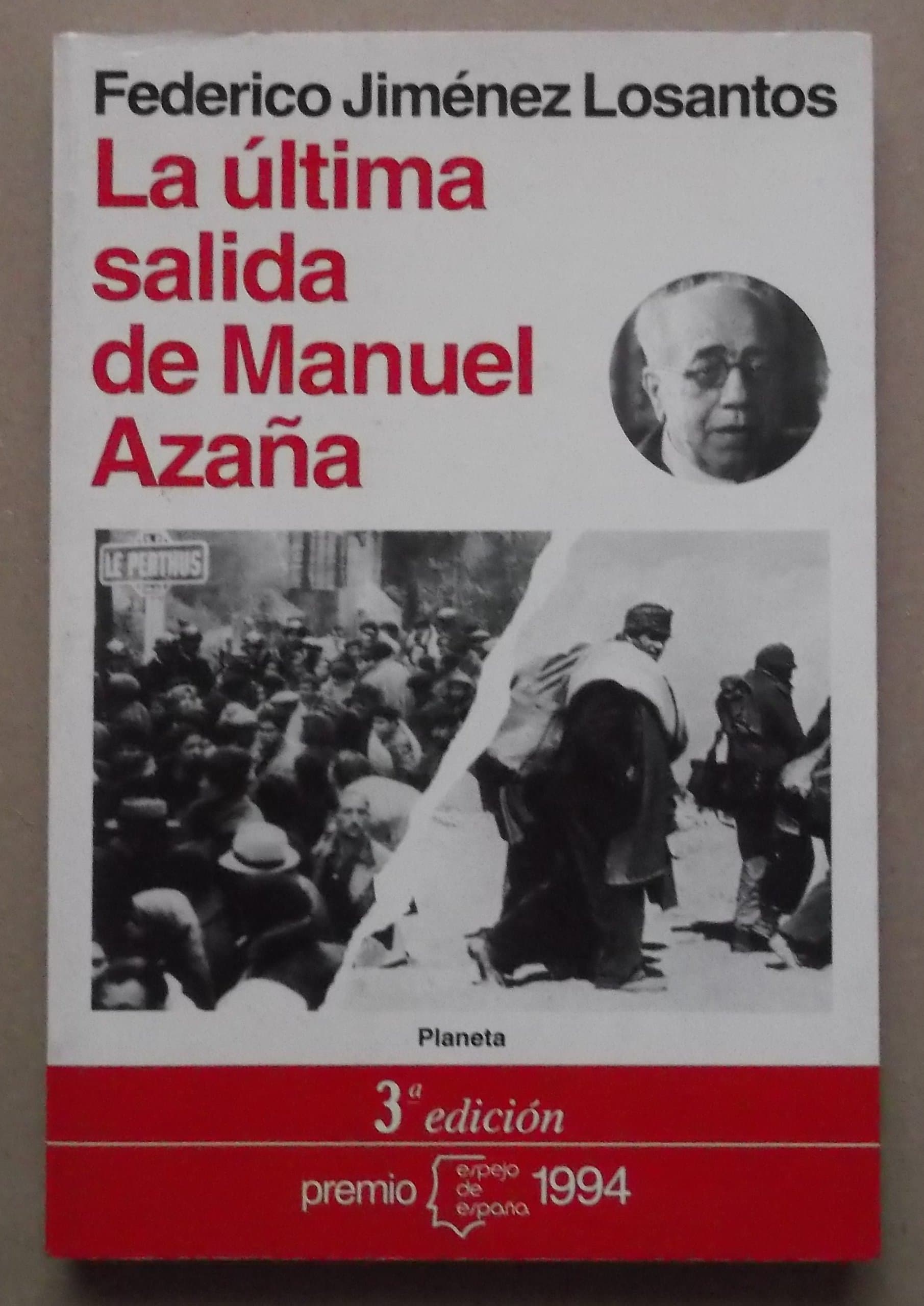 Portada de La Ultima Salida De Manual Azana