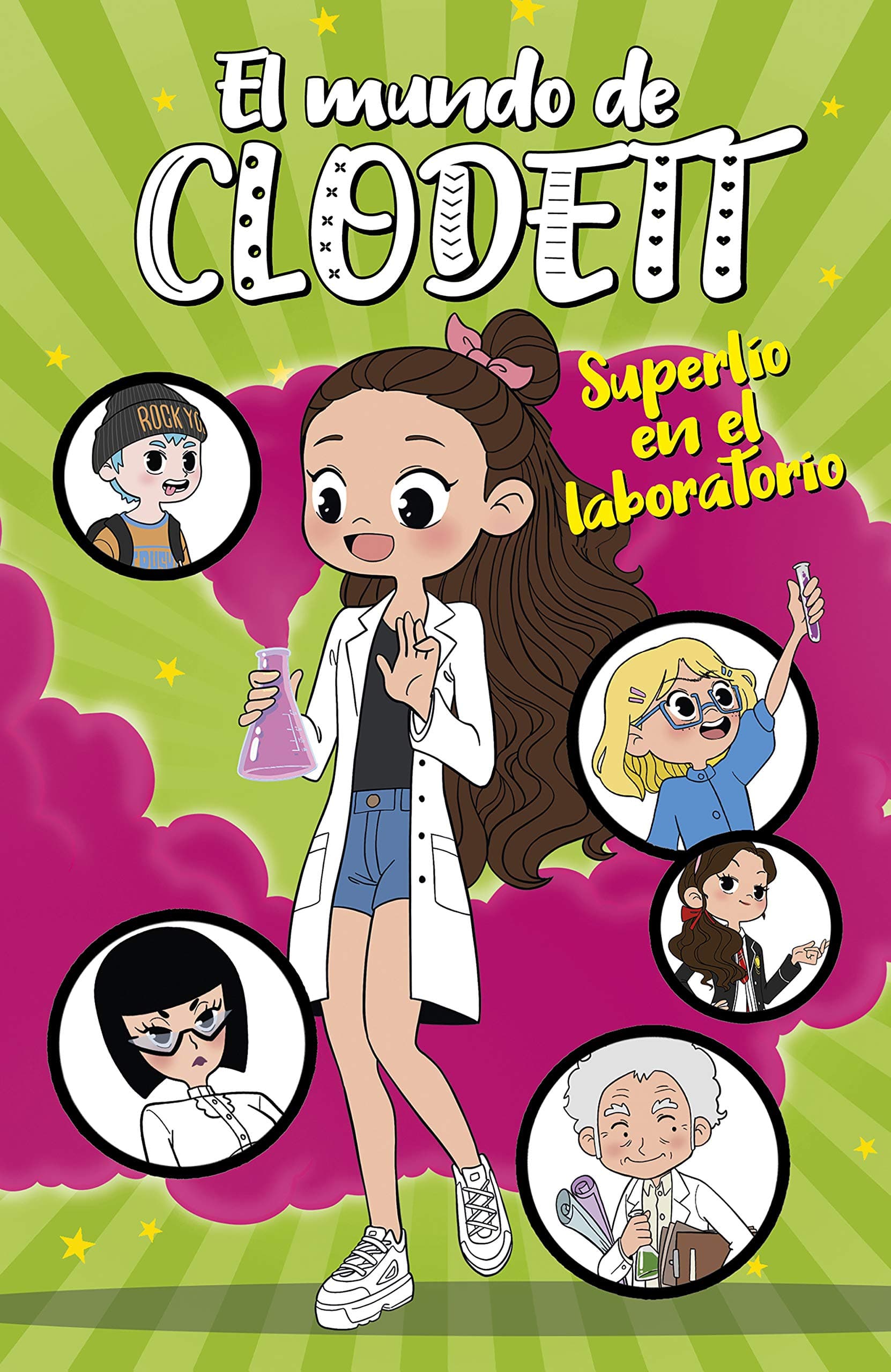 Portada de Superlío en el laboratorio (El mundo de Clodett 7) (Jóvenes lectores)
