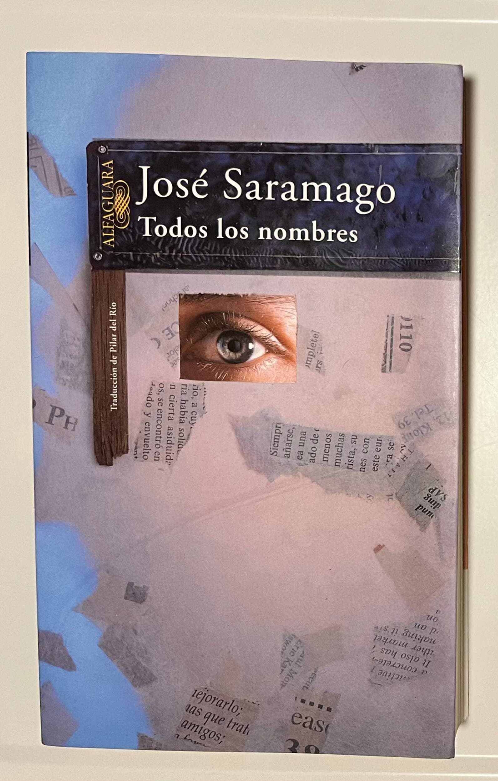 Portada de Todos Los Nombres/all the Names