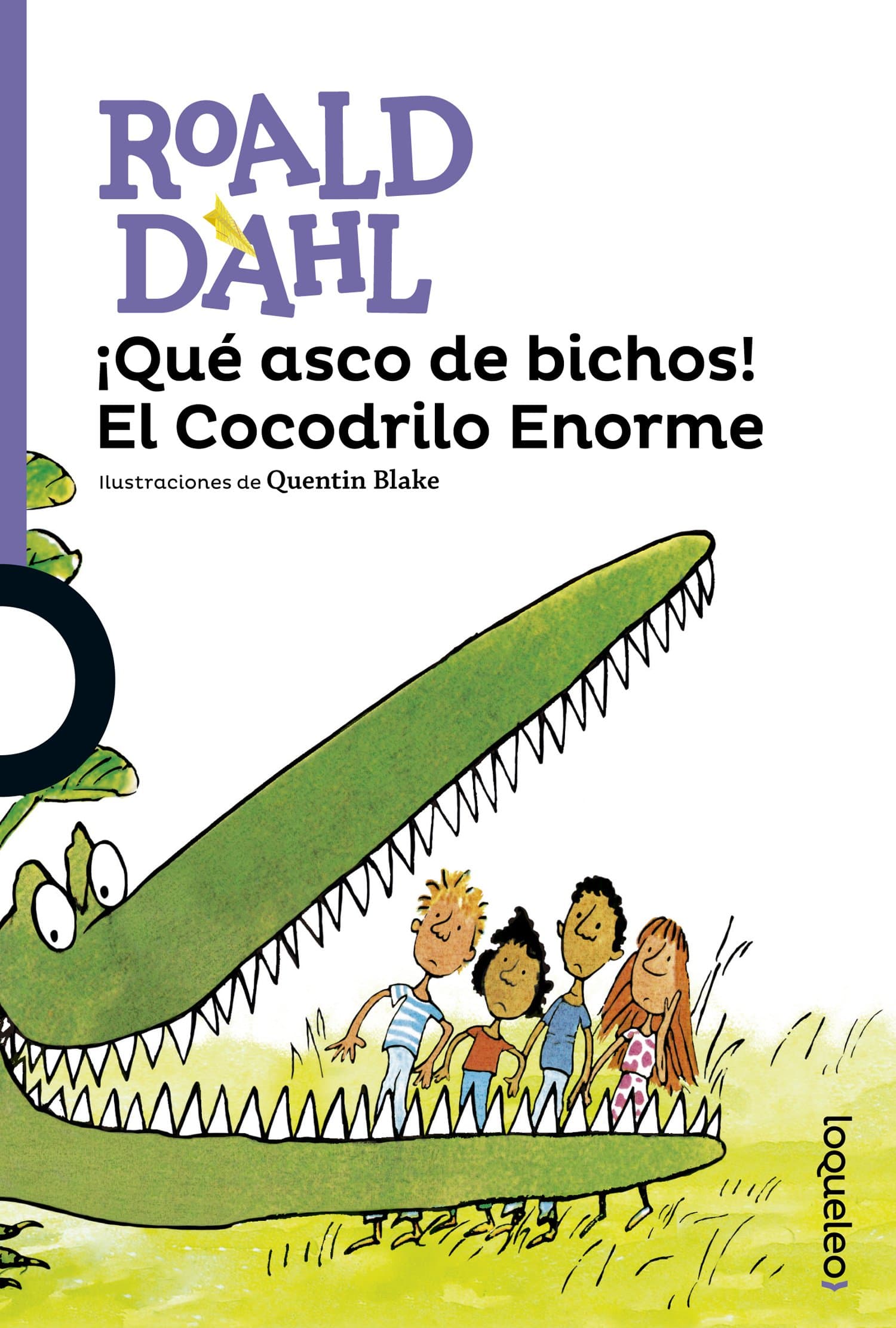 Portada de ¡Qué asco de bichos! El Cocodrilo Enorme (SERIE MORADA(+8))
