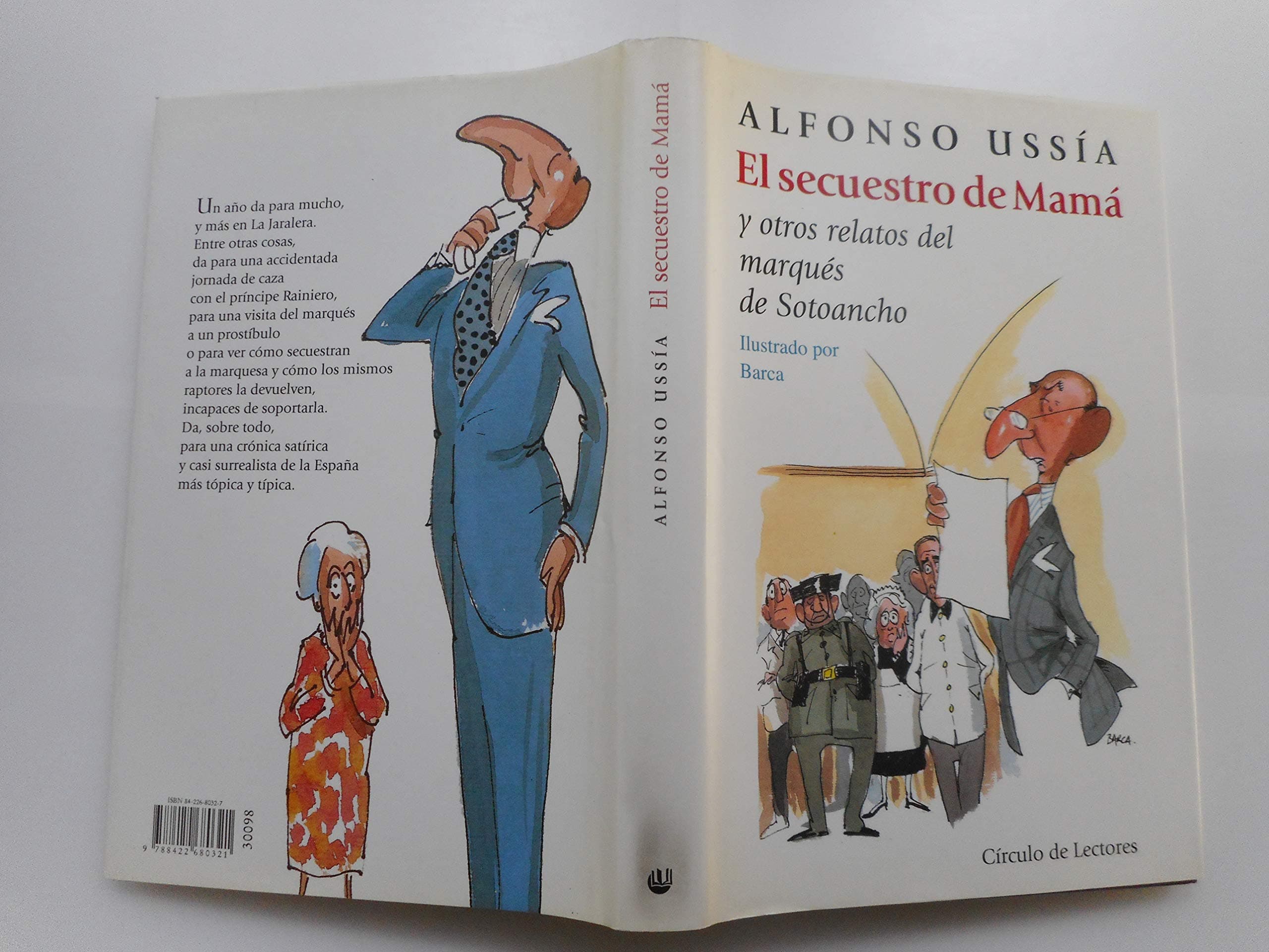 Portada de El secuestro de mamá y otros relatos del marqués de Sotoancho