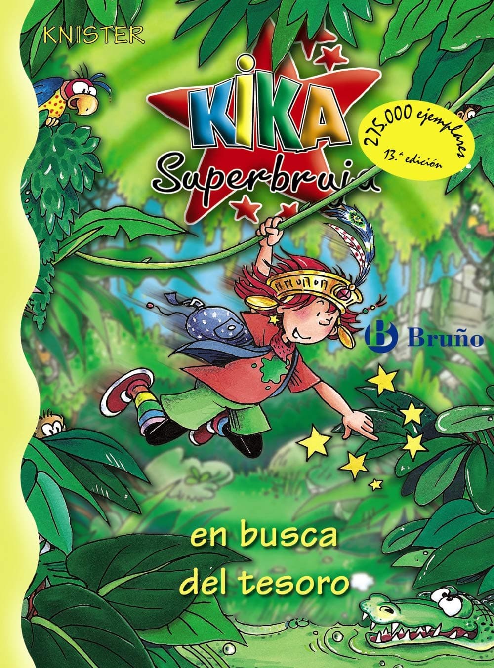 Portada de Kika Superbruja en busca del tesoro (Castellano - A PARTIR DE 8 AÑOS - PERSONAJES - Kika Superbruja)