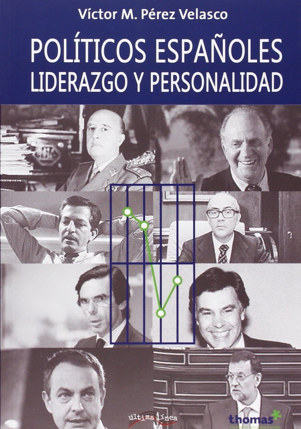 Portada de Políticos españoles, Liderazgo y Personalidad (Última Línea de Ensayo)