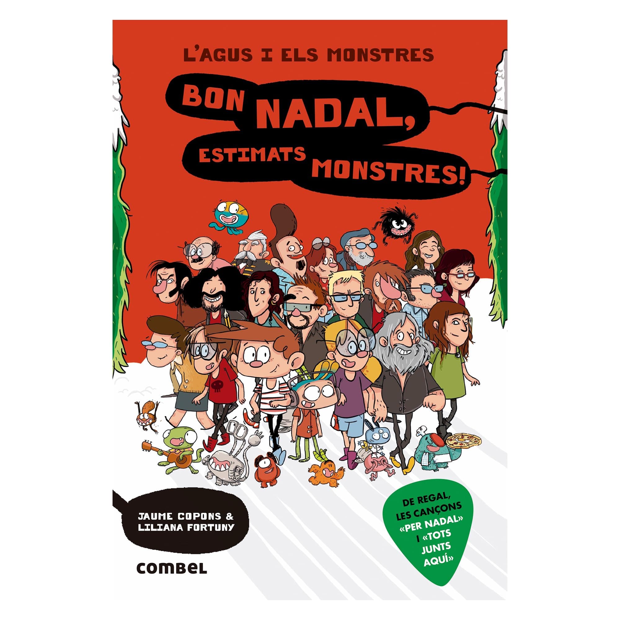 Portada de Bon Nadal, estimats monstres!: 9 (L'Agus i els monstres)
