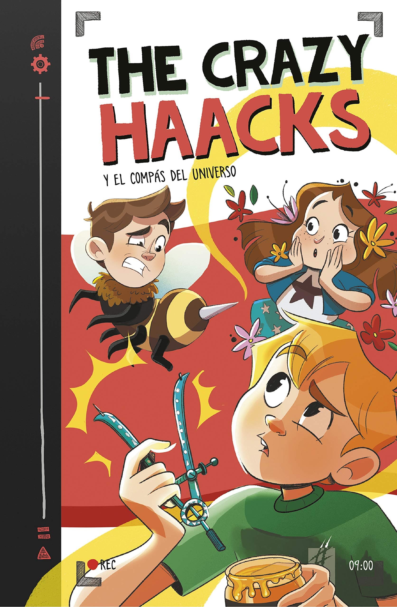 Portada de The Crazy Haacks y el compás del universo (The Crazy Haacks 9) (Jóvenes lectores)