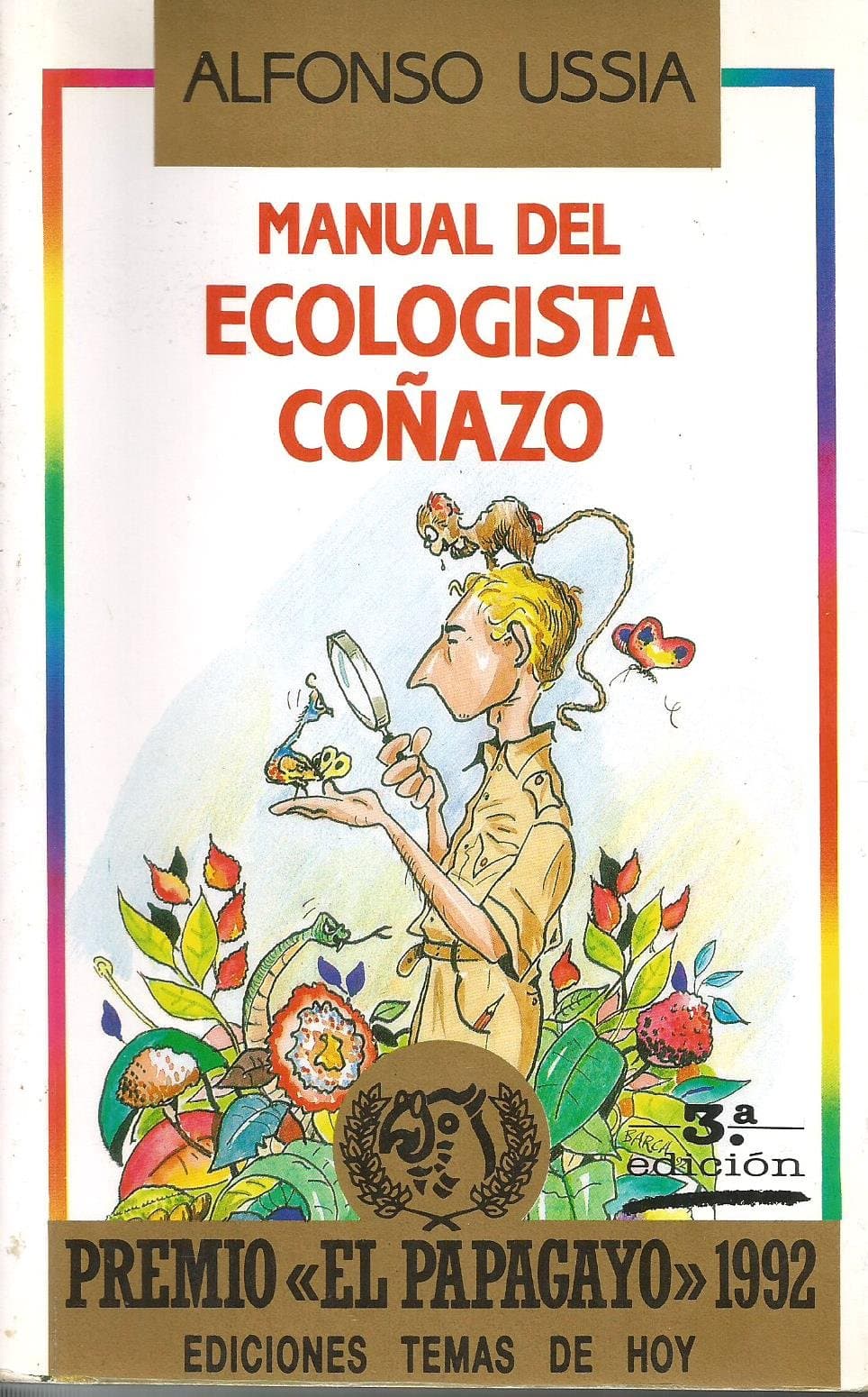 Portada de Manual del ecologista coñazo