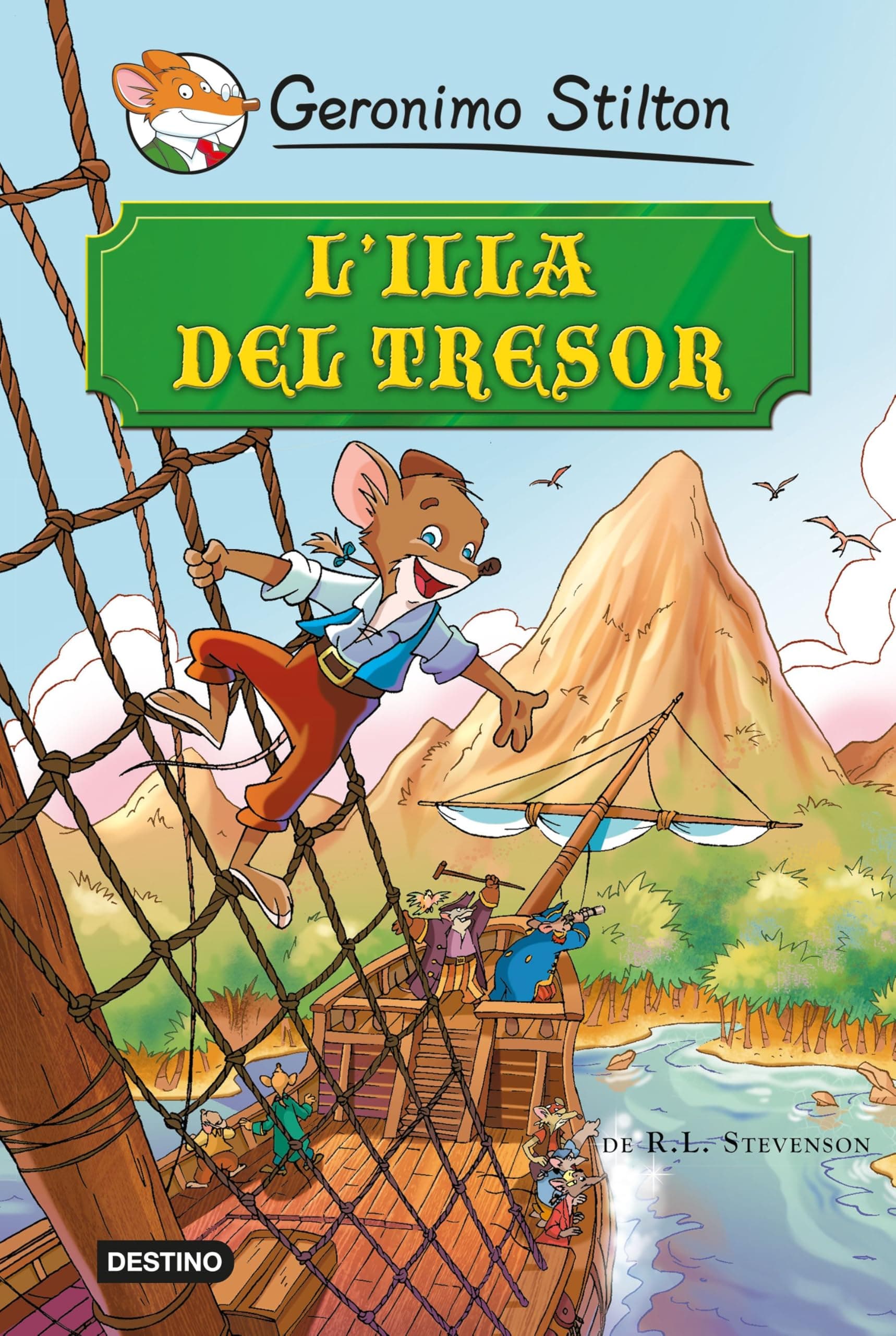 Portada de L'Illa del Tresor (Geronimo Stilton)