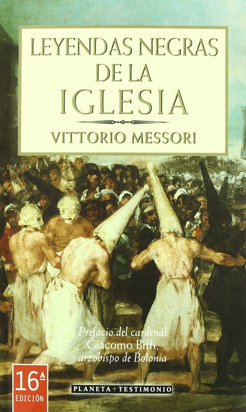 Portada de LEYENDAS NEGRAS DE LA IGLESIA (TESTIMONIO)