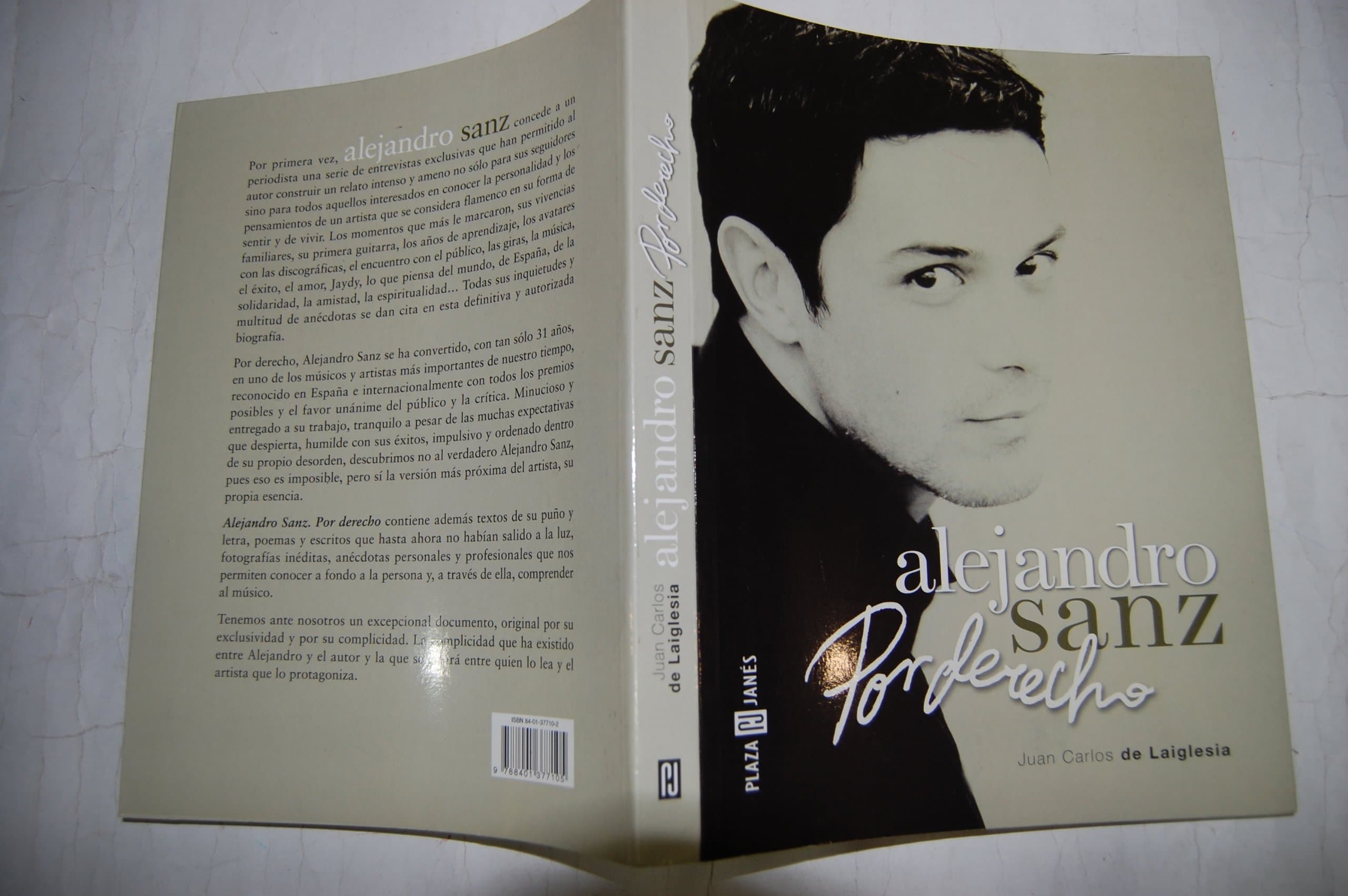 Portada de Alejandro Sanz Por Derecho