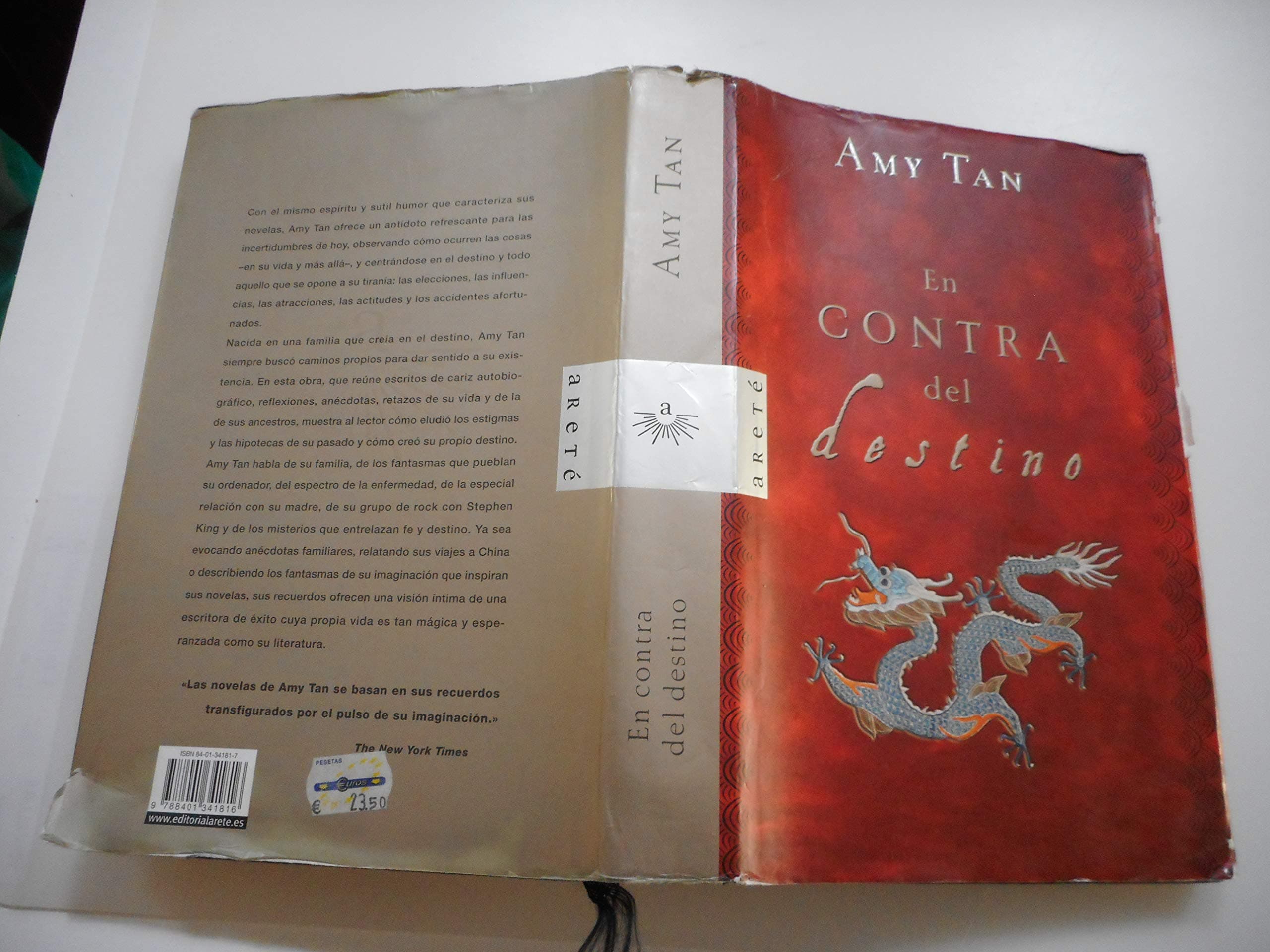Portada de EN CONTRA DEL DESTINO-ARETE (SIN COLECCION)