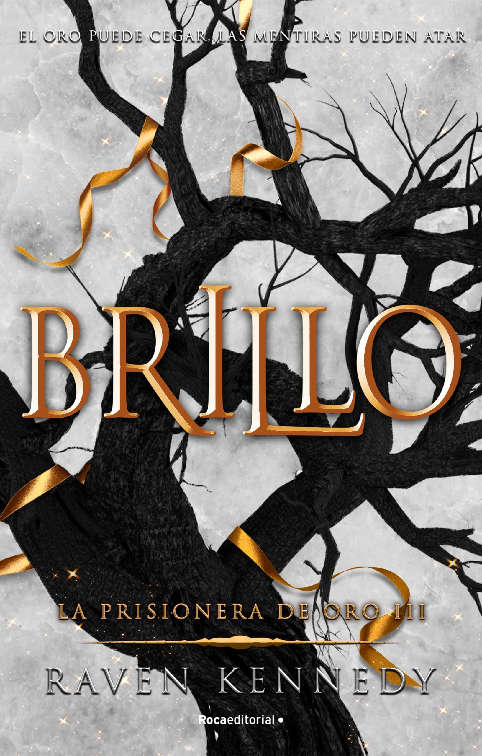 Portada de Brillo (La Prisionera de Oro 3) (Novela)