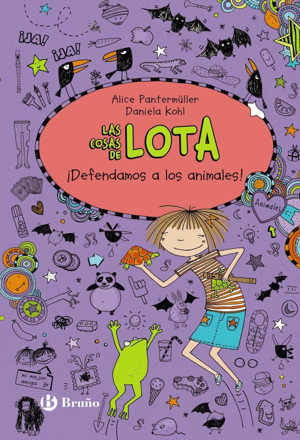 Portada de Las cosas de LOTA: ¡Defendamos a los animales! (Castellano - A PARTIR DE 10 AÑOS - PERSONAJES Y SERIES - Las cosas de Lota)